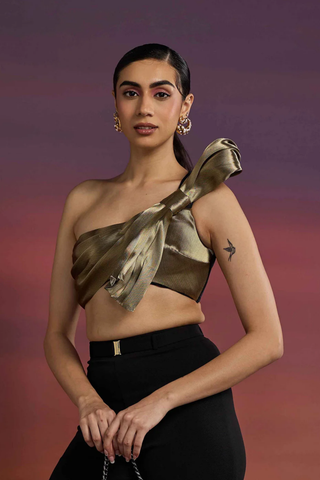 Liquid Gold Loop Bustier