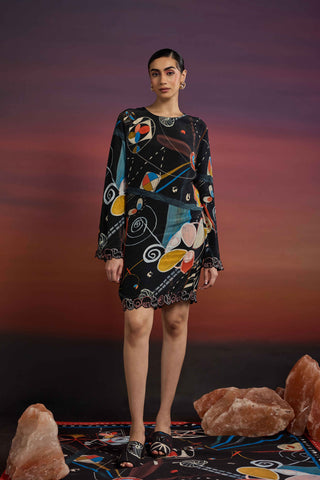 Mysterique IconoLace Shift Dress