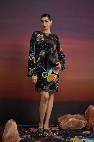 Mysterique IconoLace Shift Dress