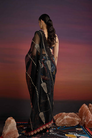 Ebony Celestique Skein Tailored Sari