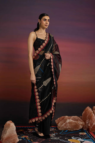 Ebony Celestique Skein Tailored Sari