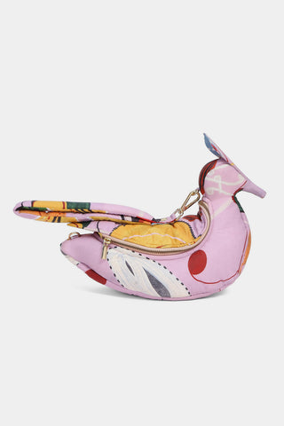 Shivan & Narresh Florain Olly Bag; Florain print; blush color; printed bags; Handbags