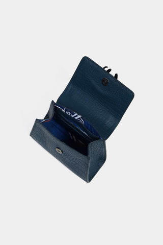 Shivan & Narresh Isola Croc Pomsky bag; Accessories; croc bags; Saf trim