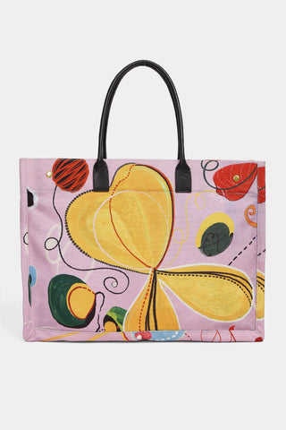Shivan & Narresh Florain Tote Bag; Florain print; blush color; printed bags; Handbags