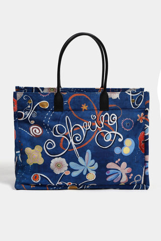 Shivan & Narresh Springlie Tote Bag; Springlie print; Handbag; 