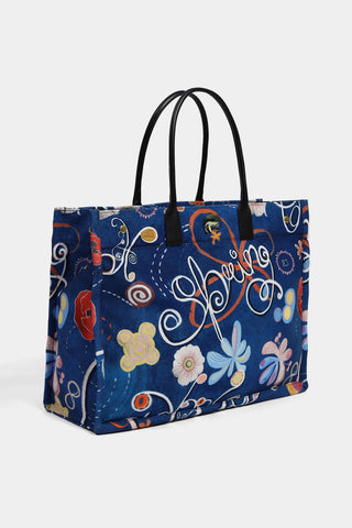 Shivan & Narresh Springlie Tote Bag; Springlie print; Handbag; 