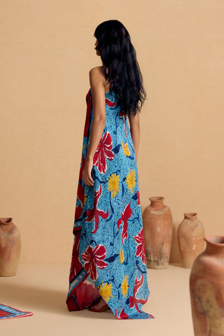 Maurice Silk Flute Dress