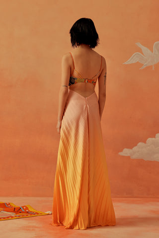 Younail Ombre Pleated Maxi