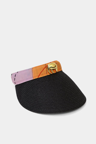 Shivan & Narresh Ebony & Florain Visor with Saf; Ebony color; Florain Hats; Accessories