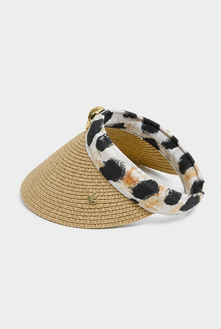 Tan & Zuri Visor with Saf