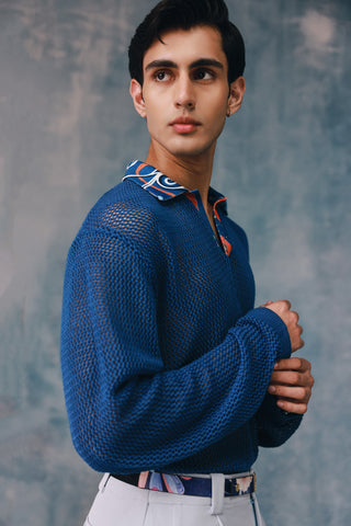 Powder Wide-Leg Trousers