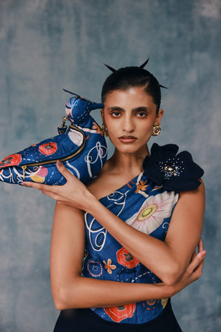 Springlie Draped One Shoulder Jumpsuit