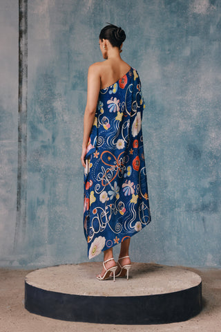 Springlie Iconoband Aysmmetrical Kaftan