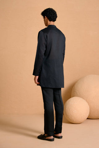 Noir Bead Skein Kurta Set