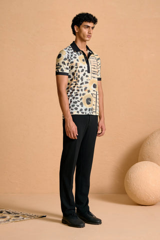 Zuri Contrast Collar Polo