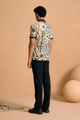 Zuri Contrast Collar Polo
