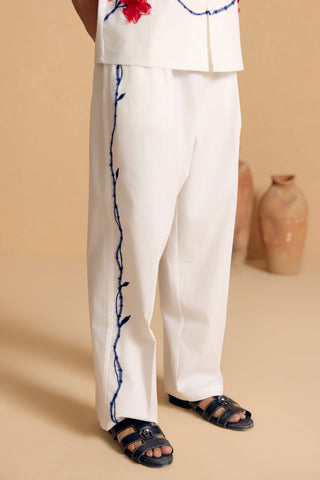 Ivory Vine Resort Trousers