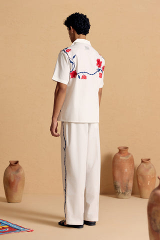 Ivory Vine Resort Trousers