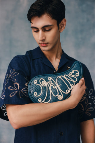 Springlie Denim Printed Pants