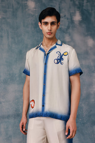 SpringOmbré Silk Shirt