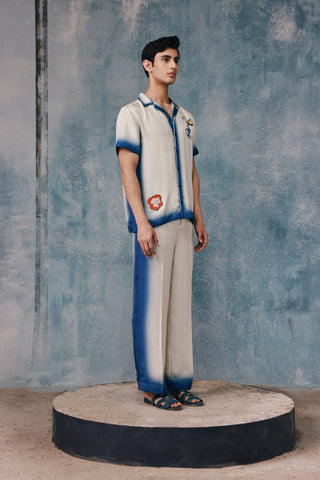 SpringOmbré Silk Shirt