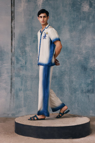 SpringOmbré Silk Shirt