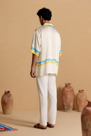 Ivory Botanica Oversized Shirt