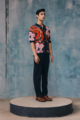 Springlie Jacquard Knit Shirt