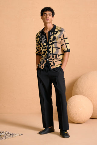 Zuri Jacquard Knit Shirt