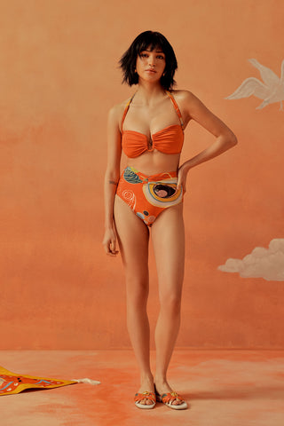 Younail & Rorange Halter Bikini