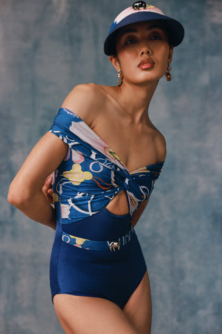 Springlie & Isola Off-Shoulder Maillot