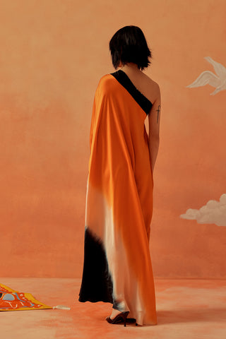 Soleil Ombre Asymmetrical Kaftan