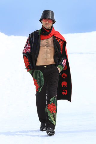 Noir Sakura Bomber with Trousers