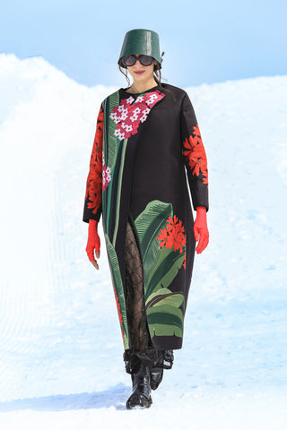 Noir Sakura Verde Structural Jacket