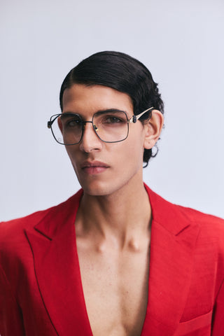 Shivan & Narresh Zoe Midnight Black Eyeglasses; Black frame; Black eyeglasses; Eyewear; Eyeglasses; Men's Eyeglasses; Women Eyeglasses; 