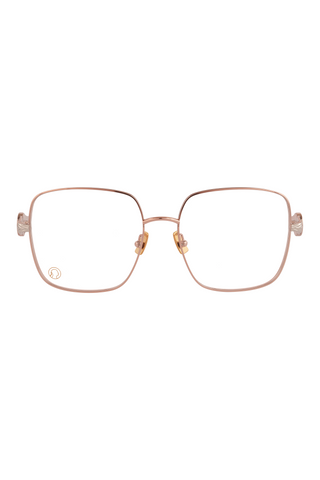 Shivan & Narresh Zoe Rose Gold Eyeglasses; Rose Gold frame; Rose Gold eyeglasses; Eyewear; Eyeglasses; Men's Eyeglasses; Women Eyeglasses; Chrome & Rose Gold