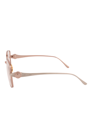 Shivan & Narresh Zoe Rose Gold Eyeglasses; Rose Gold frame; Rose Gold eyeglasses; Eyewear; Eyeglasses; Men's Eyeglasses; Women Eyeglasses; Chrome & Rose Gold