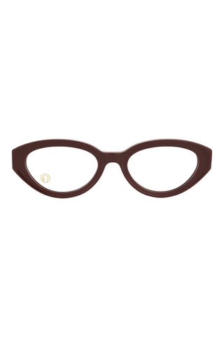 Shivan & Narresh Lola Burgundy Eyeglasses; Burgundy color; Lightwine lens; Cat eye; Men's eyeglasses; Women eyeglasses; 