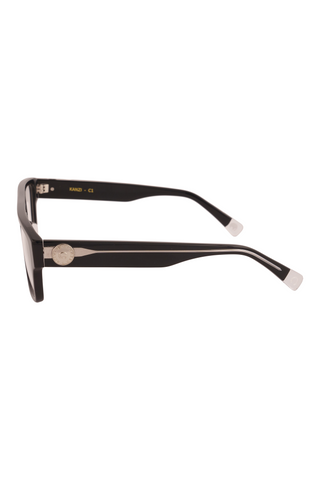 Shivan & Narresh Kanzi Midnight Black Eyeglasses; Black color; Men's eyeglasses; Women eyeglasses;  Eyewears; Optical lens; Black eyeglasses; 
