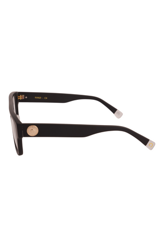 Shivan & Narresh Kanzi Matt Black Eyeglasses; Black color; Men's eyeglasses; Women eyeglasses;  Eyewears; Optical lens; Black eyeglasses; Matt glasses