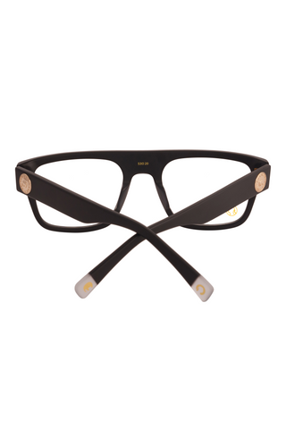 Shivan & Narresh Kanzi Matt Black Eyeglasses; Black color; Men's eyeglasses; Women eyeglasses;  Eyewears; Optical lens; Black eyeglasses; Matt glasses