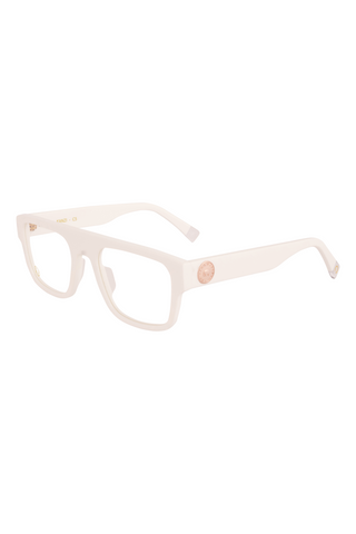 Shivan & Narresh Kanzi Soft Pearl Eyeglasses; White color; Men's eyeglasses; Women eyeglasses;  Eyewears; Optical lens; White eyeglasses