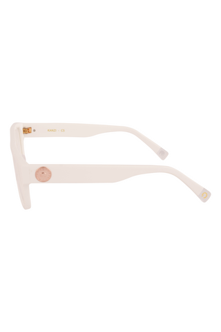 Shivan & Narresh Kanzi Soft Pearl Eyeglasses; White color; Men's eyeglasses; Women eyeglasses;  Eyewears; Optical lens; White eyeglasses