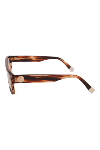Shivan & Narresh Kanzi Walnut Marble Eyeglasses; Black color; Men's eyeglasses; Women eyeglasses;  Eyewears; Optical lens; Black & Brown