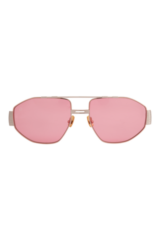 Shivan & Narresh Cecil Rose gols sunglasses; Rose gold color; Pink color; Men's eyeglasses; women eyeglasses; eyewears