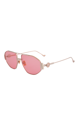 Shivan & Narresh Cecil Rose gols sunglasses; Rose gold color; Pink color; Men's eyeglasses; women eyeglasses; eyewears
