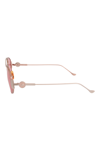 Shivan & Narresh Cecil Rose gols sunglasses; Rose gold color; Pink color; Men's eyeglasses; women eyeglasses; eyewears