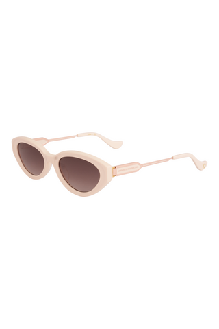 Shivan & Narresh Lola Sandstone beige Sunglasses; Beige frame; Brown eyeglasses; Men's eyeglasses; Women's eyeglasses; Beige color