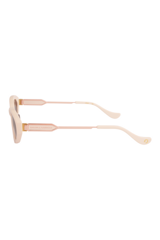 Shivan & Narresh Lola Sandstone beige Sunglasses; Beige frame; Brown eyeglasses; Men's eyeglasses; Women's eyeglasses; Beige color