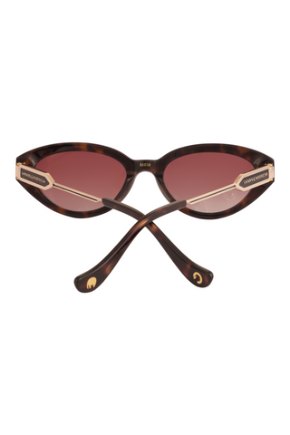 Shivan & Narresh Lola Tortoise shell Sunglasses; Brown color;  Men's eyeglasses; Women's eyeglasses; Accessories; Eyewears;